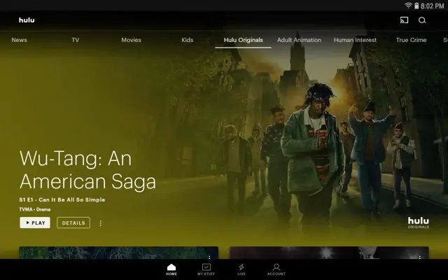 Hulu for Android TV android App screenshot 0