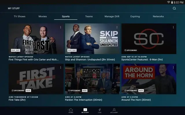 Hulu for Android TV android App screenshot 1